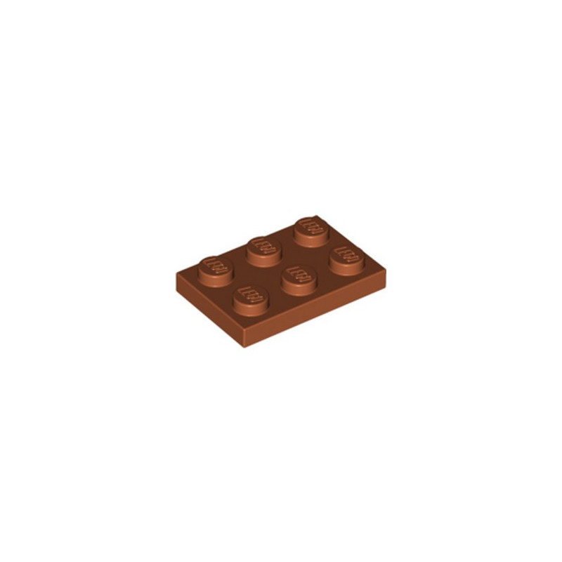 LEGO 6359717 PLATE 2X3 - DARK ORANGE