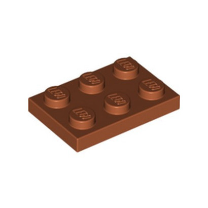 LEGO 6359717 PLATE 2X3 - DARK ORANGE