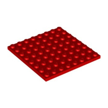 LEGO 6396802 PLATE 8X8 - RED