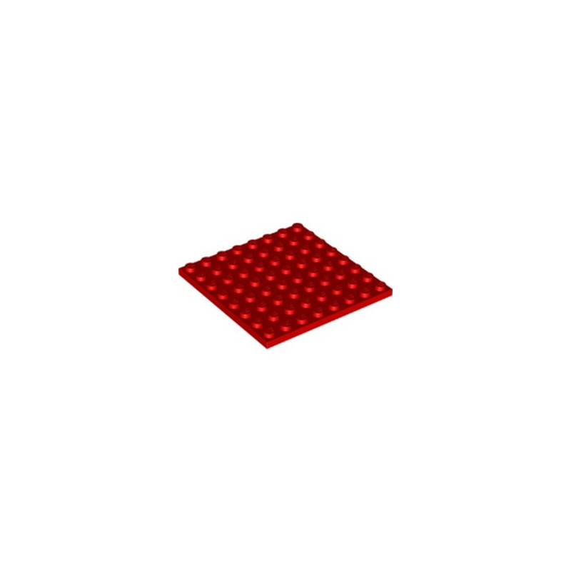 LEGO 6396802 PLATE 8X8 - ROUGE