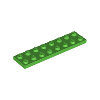 LEGO 6399478 PLATE 2X8 - BRIGHT GREEN