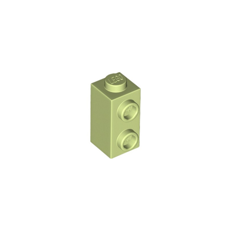 LEGO 6216967 BRIQUE 1X1X1 2/3 - SPRING YELLOWISH GREEN