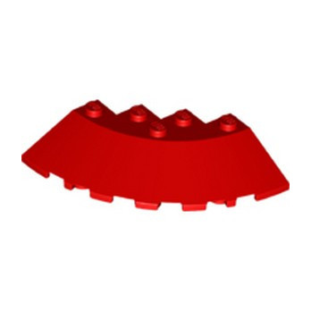 LEGO 6174300 CIRCLE 90G 6X6 ROOF TILE - RED