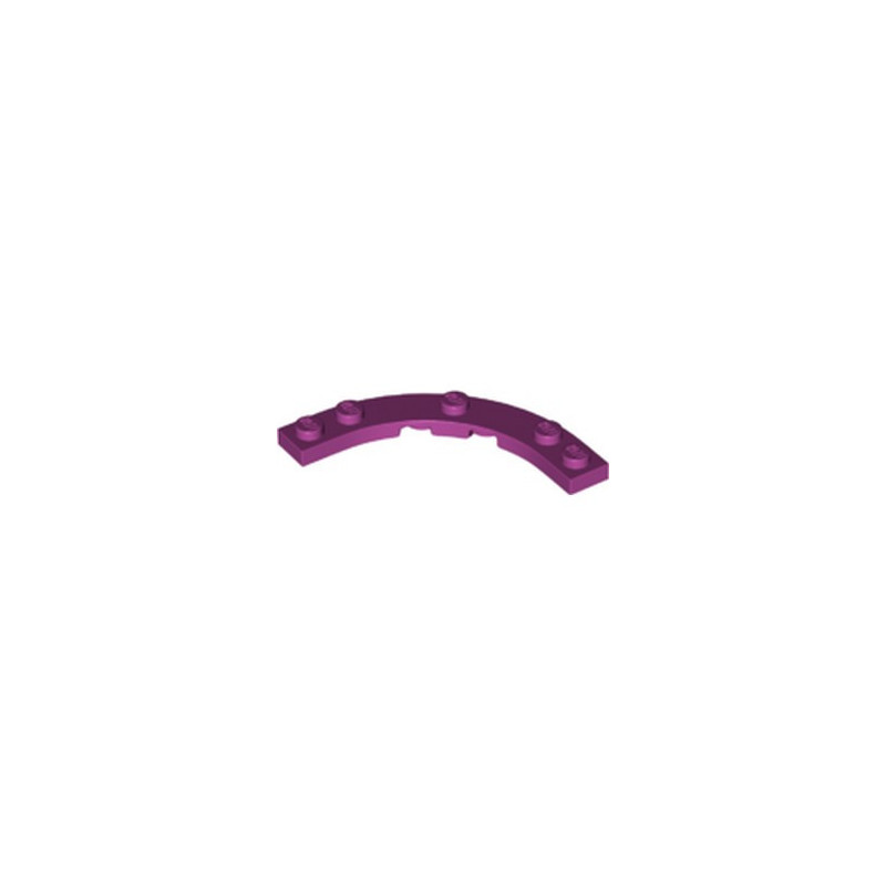 LEGO 6405555 PLATE 5X5, 1/4 CERCLE - MAGENTA