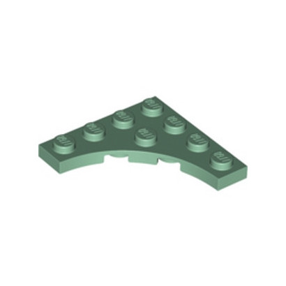 LEGO 6401016 PLATE 4X4, W/ ARCH - SAND GREEN