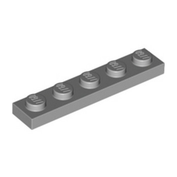 LEGO 6372029 PLATE 1X5 - MEDIUM STONE GREY