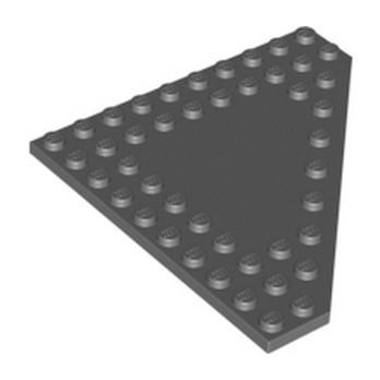 LEGO 6408298 PLATE 10X10 - DARK STONE GREY