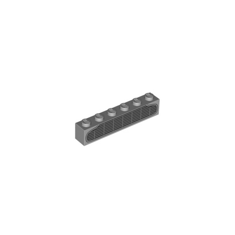 LEGO 6408450 ASTON MARTIN DB5 GRILLE PRINT - MEDIUM STONE GREY