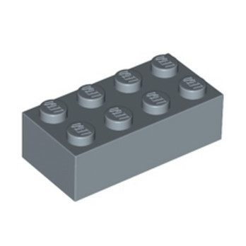 LEGO 6406007 BRIQUE 2X4 - SAND BLUE