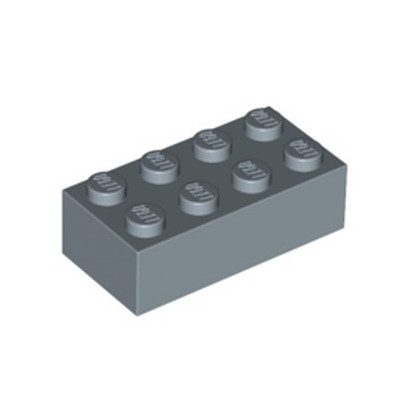 LEGO 6406007 BRICK 2X4 - SAND BLUE