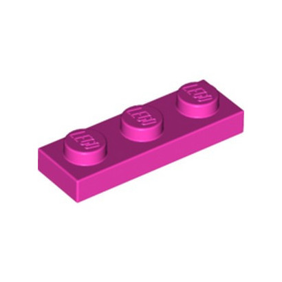 LEGO 6404150 PLATE 1X3 - DARK PINK