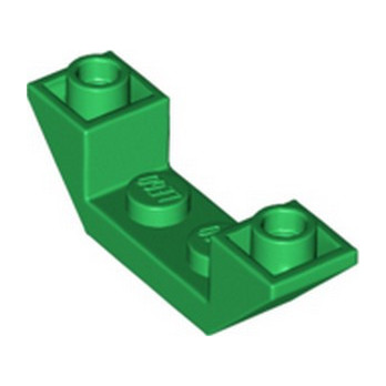 LEGO 6399782 ROOF TILE 1X4, INV., DEG. 45, W/ CUTOUT - DARK GREEN