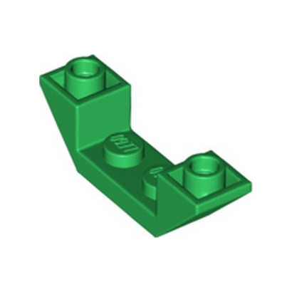 LEGO 6399782 ROOF TILE 1X4, INV., DEG. 45, W/ CUTOUT - DARK GREEN