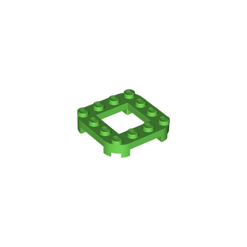 LEGO 6399789 PLATE 4X4 x 2/3 CREUX - BRIGHT GREEN