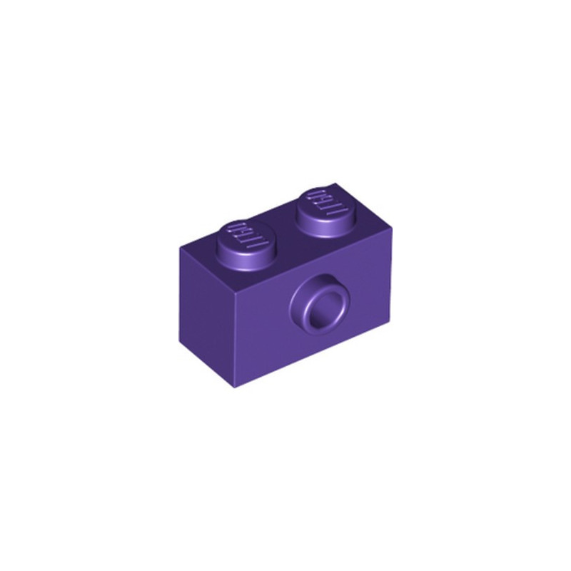 LEGO 6402033 BRIQUE 1X2 W/ 1 KNOB - MEDIUM LILAC