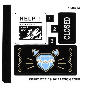 Stickers / Autocollant Lego Super Heroes - 70902