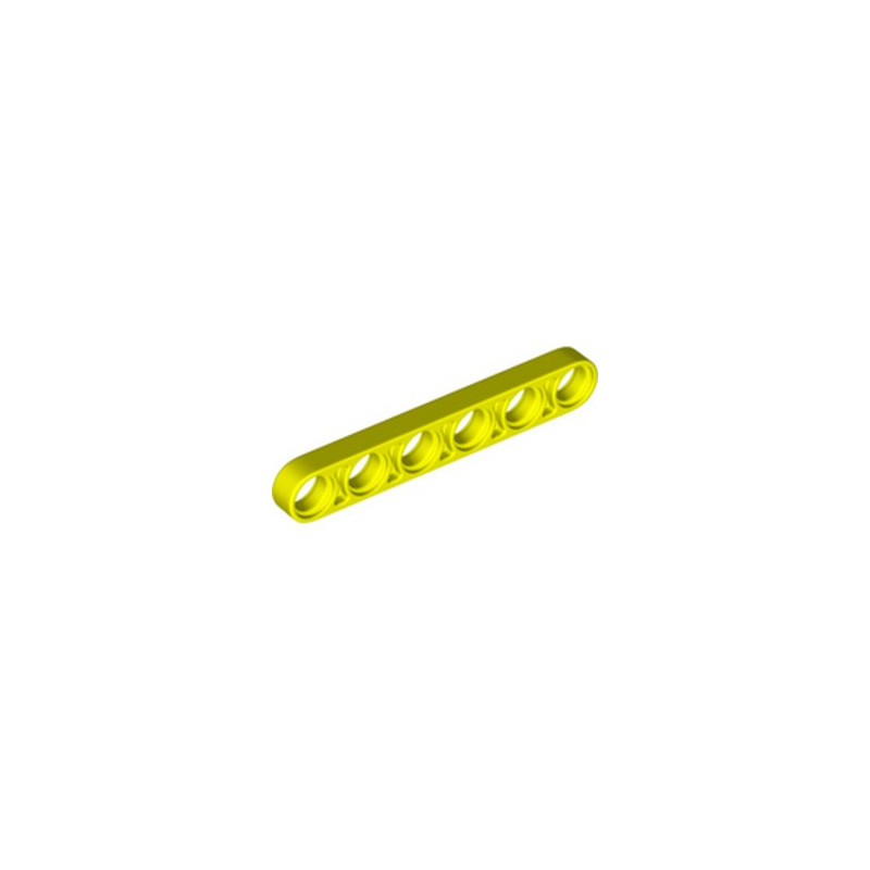 LEGO 6402251 TECHNIC 6M HALF BEAM - VIBRANT YELLOW