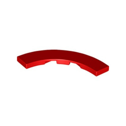 LEGO 6390262 PLATE LISSE 4X4 - ROUGE