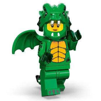 Figurine Lego® Série 23 - Le costume de dragon vert