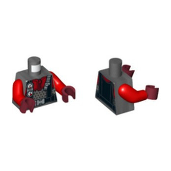 LEGO 6332017 TORSE PLONGEUR IMPRIME - TITANIUM METALLIC