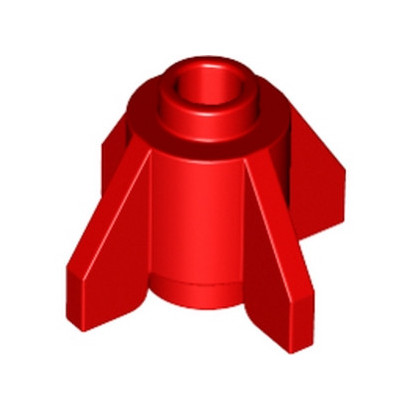 LEGO 6331234 ROCKET STEP SMALL 1X1 - ROUGE