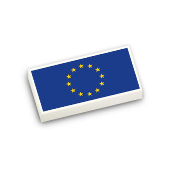 European flag printed on...