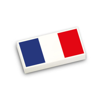 French flag printed on...