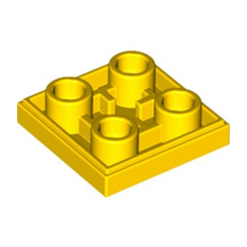 LEGO 6411902 PLATE LISSE 2x2 INV - JAUNE