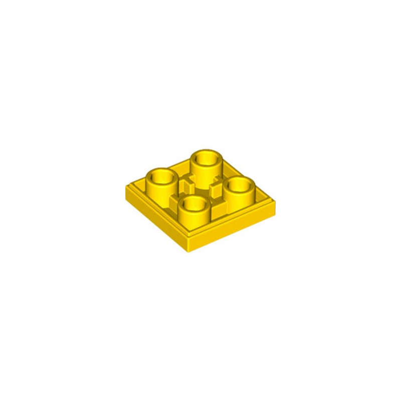 LEGO 6411902 FLAT TILE 2x2 INV - YELLOW