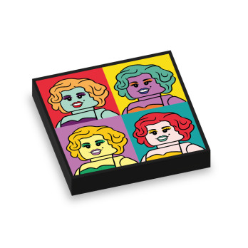 Pop Art Picture Printed on...