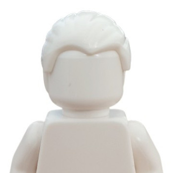 LEGO 6037640 MAN HAIR - WHITE
