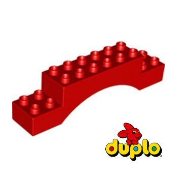 LEGO DUPLO 4276855 ARCHE 1X10X2 - ROUGE