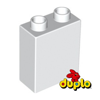 LEGO DUPLO 6101121 BRIQUE 1X2X2 - BLANC