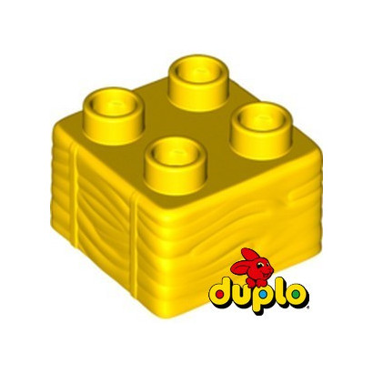 LEGO DUPLO 6329960 BALLOT DE PAILLE 2X2 - JAUNE