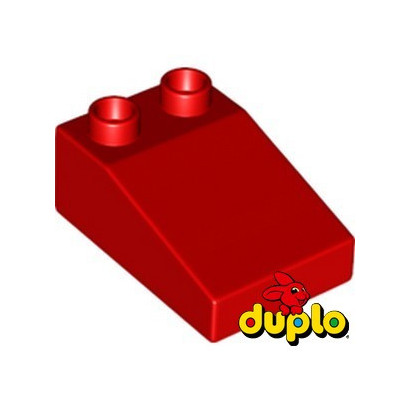 LEGO DUPLO 6208516 TUILE 2X3 - ROUGE