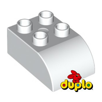 LEGO 6172232 BRIQUE 2X3 DOME DUPLO - BLANC