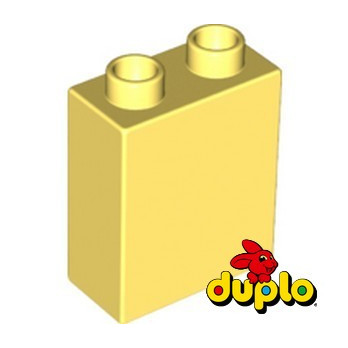 LEGO 6294210 BRIQUE DUPLO 1X2X2 - COOL YELLOW
