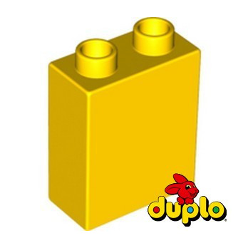 LEGO 6030817 BRIQUE DUPLO 1X3X2 - JAUNE