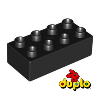 LEGO 4513081 BRIQUE DUPLO 2X4 - NOIR