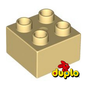 LEGO 4166963 BRICK DUPLO 2X2 - TAN