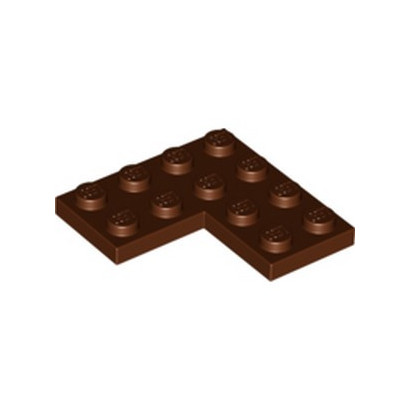 LEGO 6397609 PLATE D'ANGLE 2X4X4 - REDDISH BROWN