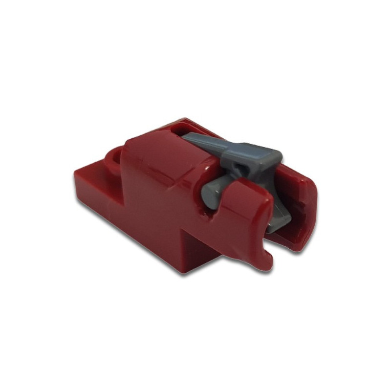 LEGO 6102733 PLATE 1X2 W/ SHOOTER - NEW DARK RED