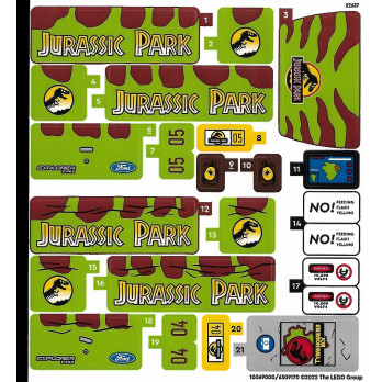 Stickers Lego® Jurassic World 76956