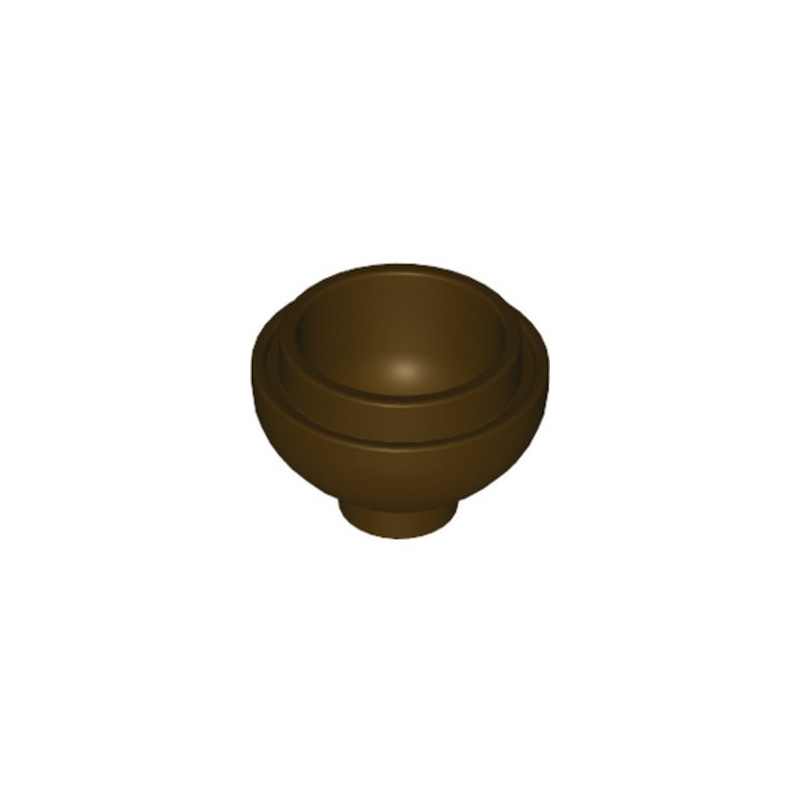 LEGO 6174246 DOME 2X2, INVERTED W. ONE STUD - DARK BROWN