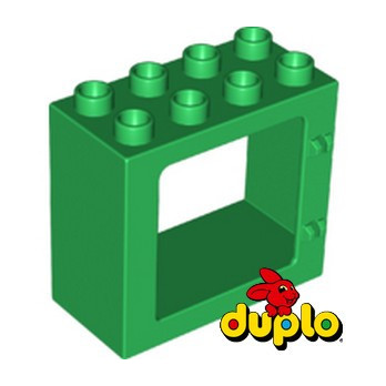 LEGO® DUPLO 6391840 DOOR FRAME 2X4X3 - DARK GREEN