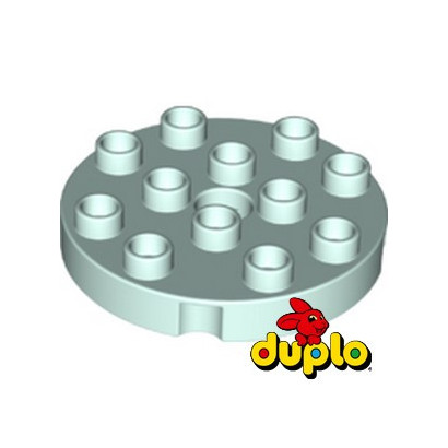 LEGO DUPLO 6392988 PLATE 4X4 ROND - AQUA
