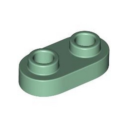 LEGO 6303004 PLATE 1X2, ROND - SAND GREEN