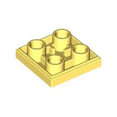 LEGO 6298527 PLATE LISSE 2x2 INV - COOL YELLOW