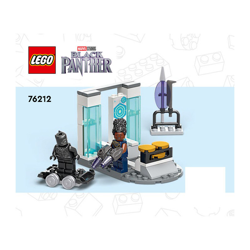 Notice / Instruction Lego MARVEL Super Heros - Black Panther™ - 76212