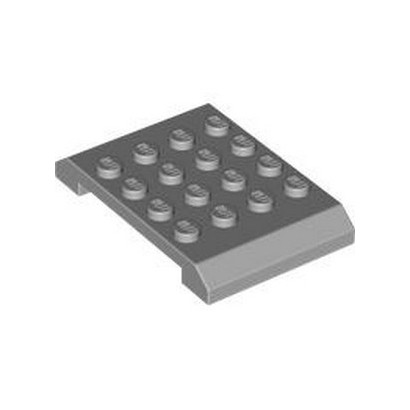 LEGO 6411629 SHELL, 4X6X2/3  - MEDIUM STONE GREY